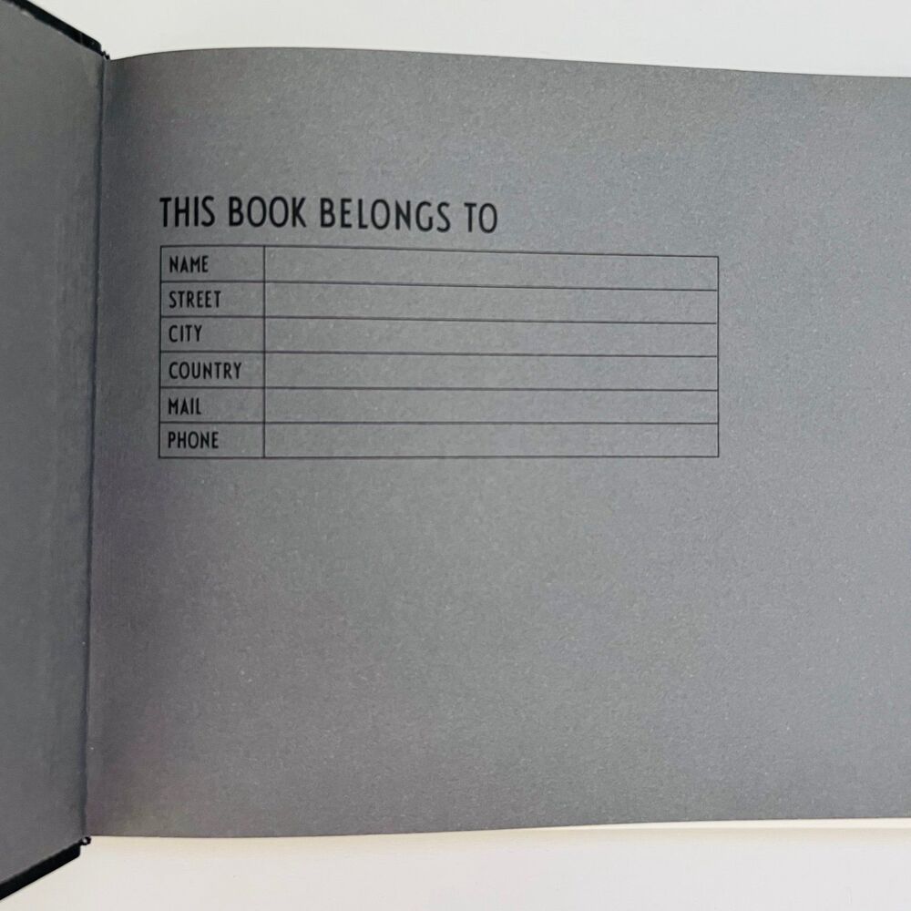 DESIGN LETTERS Brainstorm Typography Hardback Notebook - Picture 4 of 8